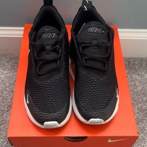 Nike Kids Air Max 270 Black and White Sneakers